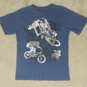 OLD NAVY X-LARGE BLUE GRAPHIC TEE BOYS SHIRT